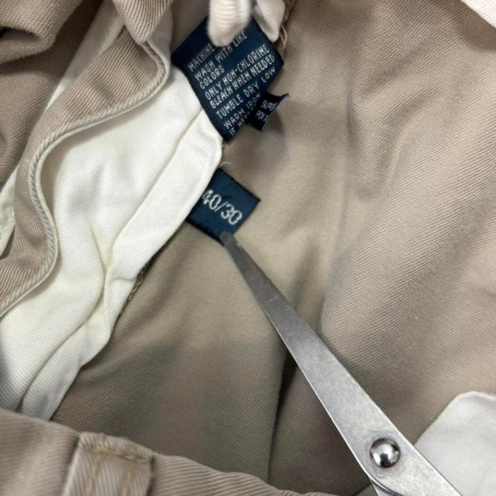 Ralph Lauren tan chino trousers 40x28.5 0224 - Picture 3 of 7